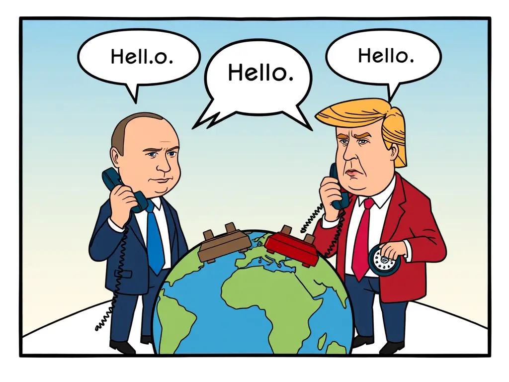 Путин и Трамп обсудят международную политику в телефонном разговоре