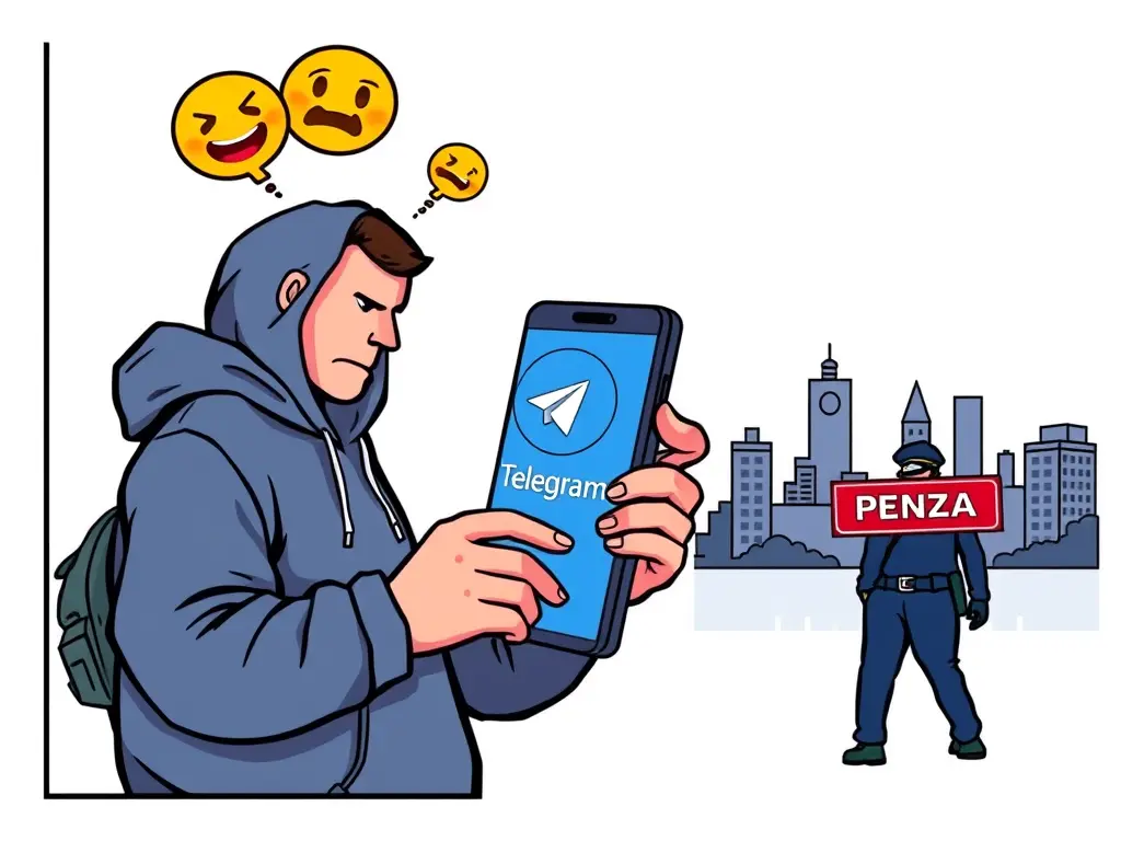 Житель Пензы задержан за призывы к насилию против военных в Telegram