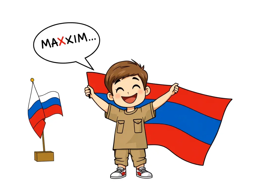 Девятилетний Максим из Сальска получил знамя с автографом Путина за помощь военным