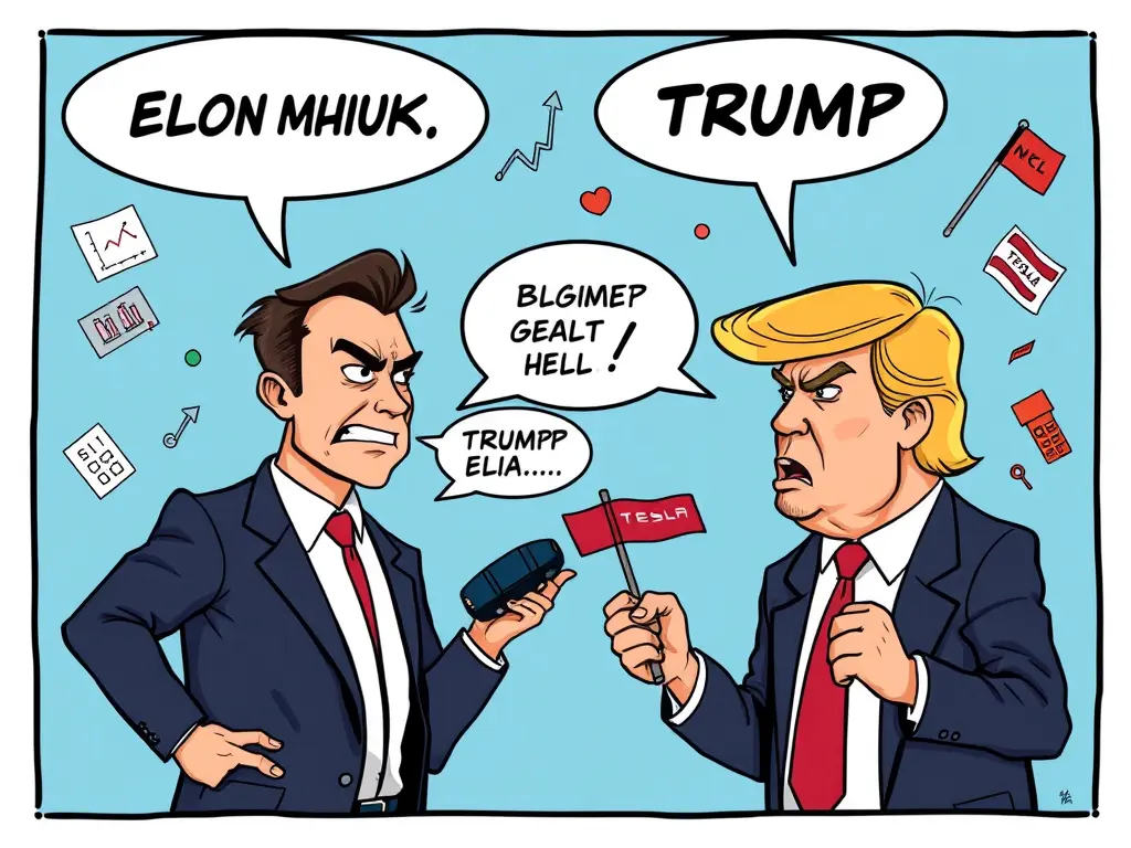 Конфликт Маска и Трампа: как публичная перепалка влияет на бизнес и политику