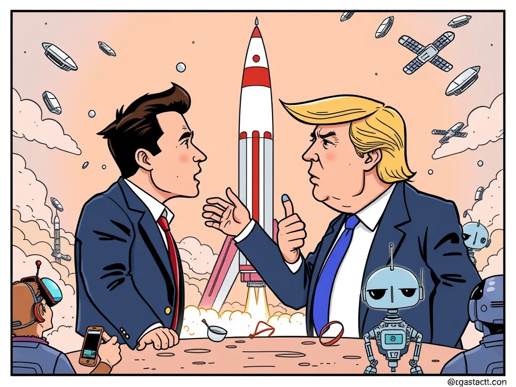 Конфликт Маска и Трампа ускорит развитие космической индустрии: новые игроки и инновации