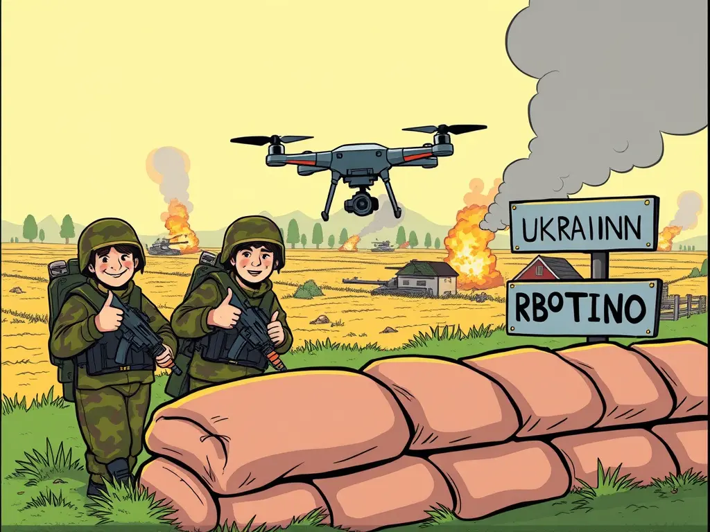 Украинские военные под Работино используют дроны и безопасные тактики для минимизации потерь