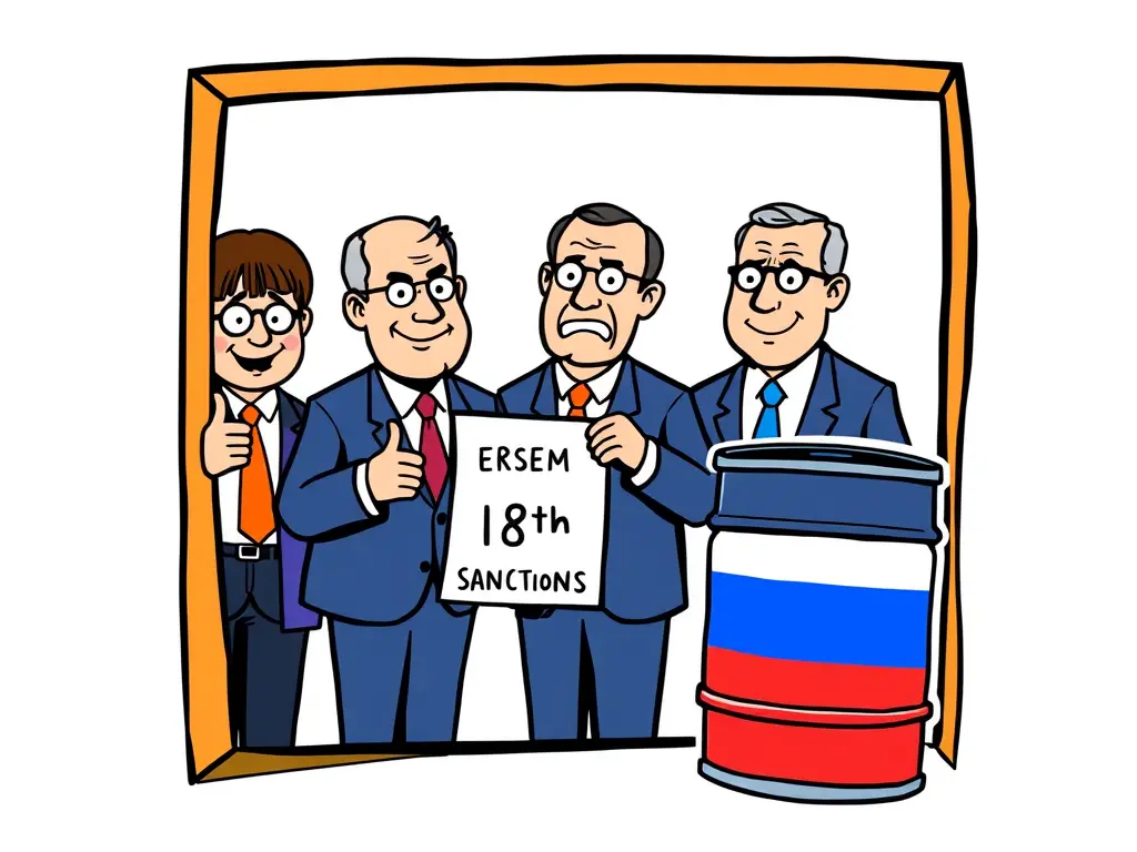 ЕС готовится к 18-му пакету санкций против России: обсуждается снижение цен на нефть