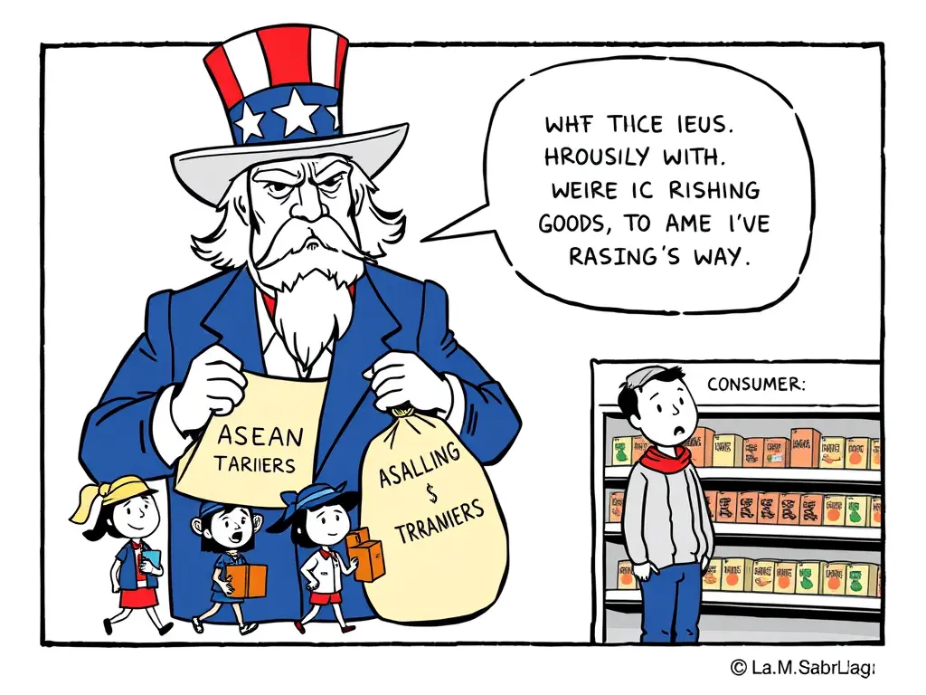 Как пошлины США на товары из АСЕАН изменят глобальную торговлю и ударят по американцам