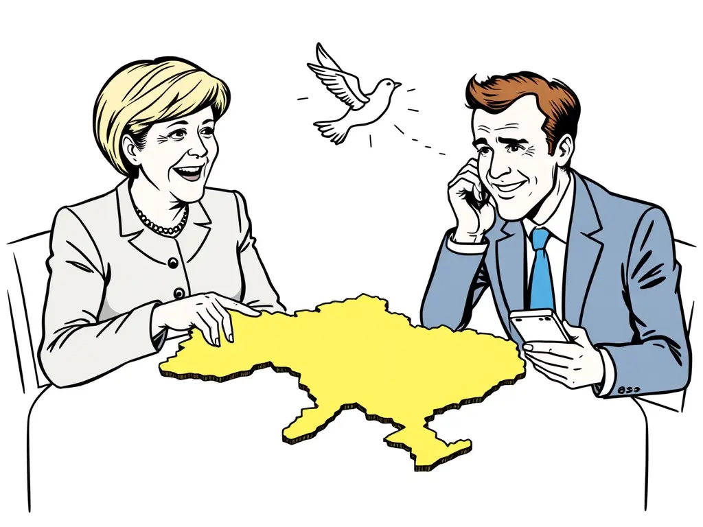 Мерц и Макрон заявили о готовности к долгому конфликту на Украине и обсудили дипломатическое решение