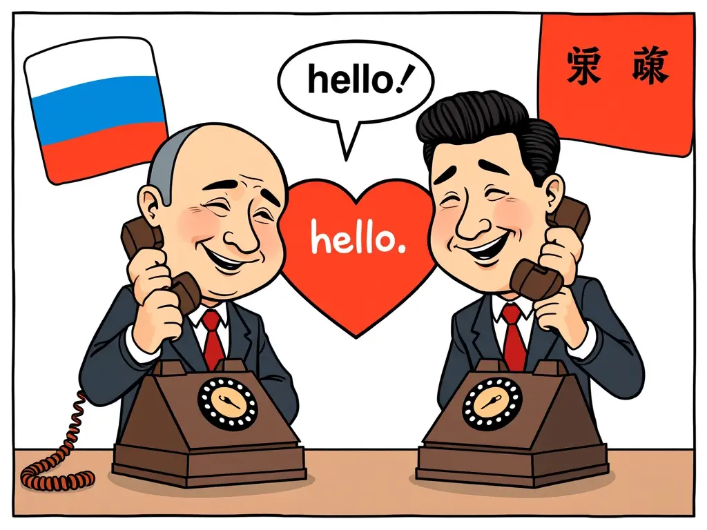 Путин и Си Цзиньпин обсудили стратегическое партнёрство России и Китая в телефонном разговоре