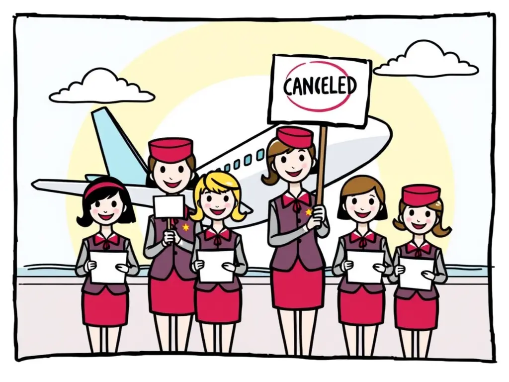 Забастовка бортпроводников Air Canada: отменены сотни рейсов, переговоры продолжаются