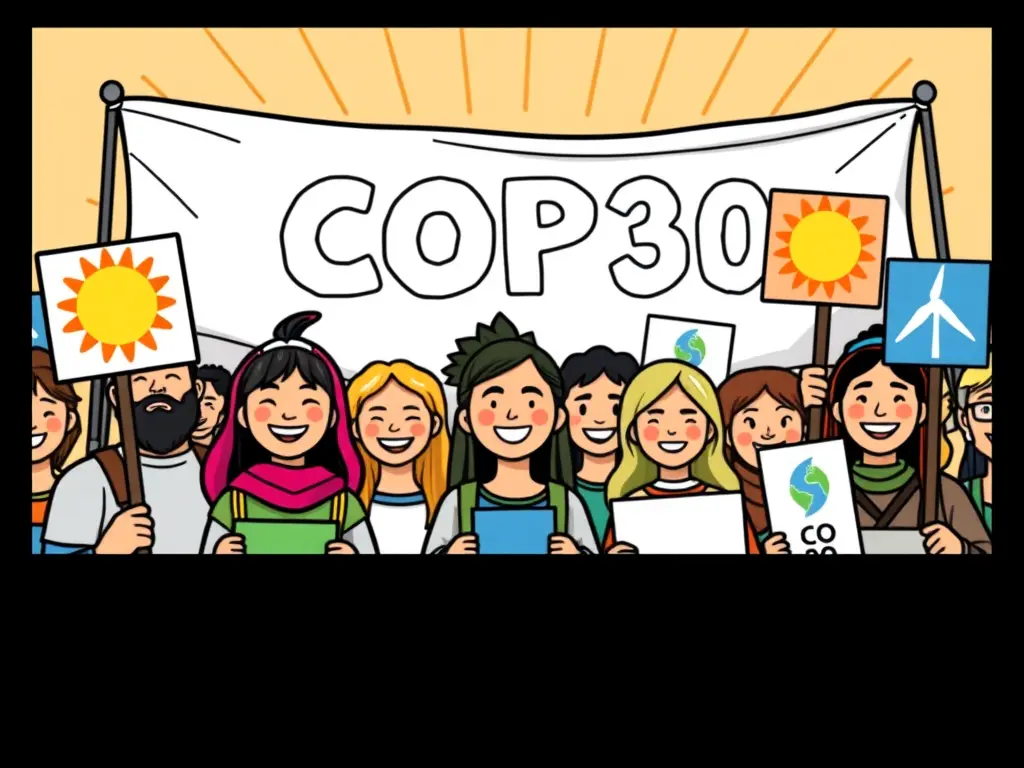 Климатические активисты вышли на протест у саммита COP30 в Белене