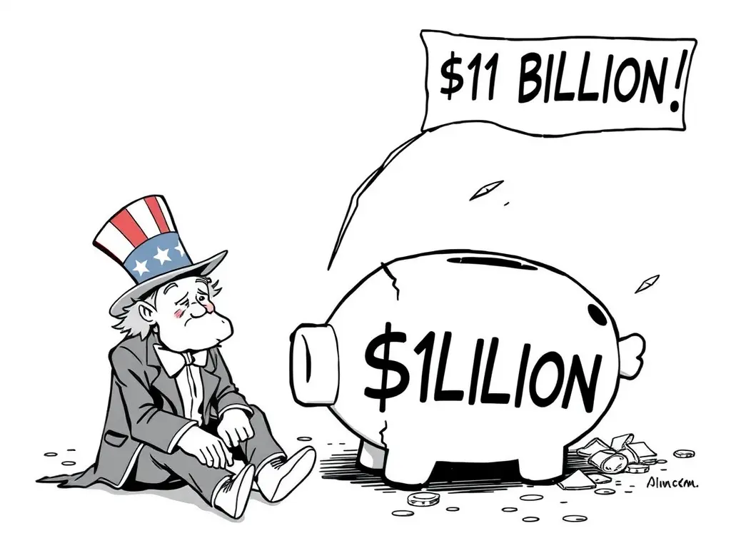 Шатдаун в США нанес экономике невосполнимый урон в 11 миллиардов долларов