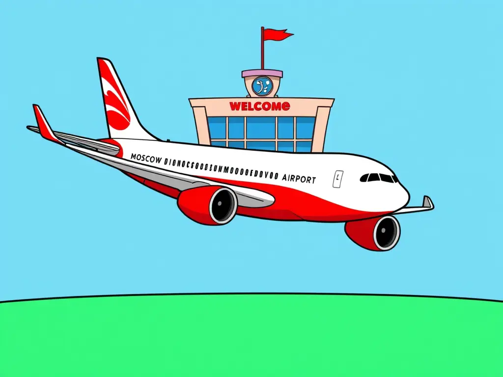 Boeing-777 Red Wings успешно посажен в аэропорту Домодедово