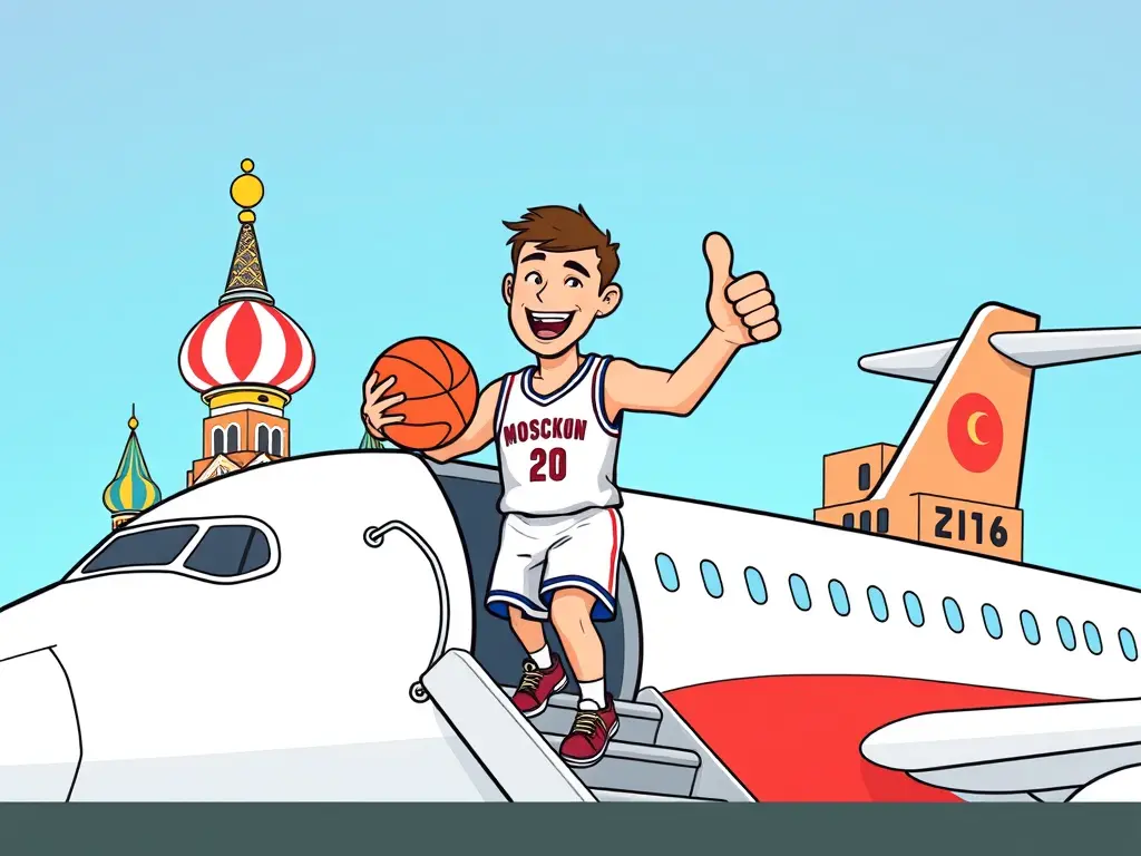 Российский баскетболист Даниил Касаткин освобожден во Франции и вернулся в Москву