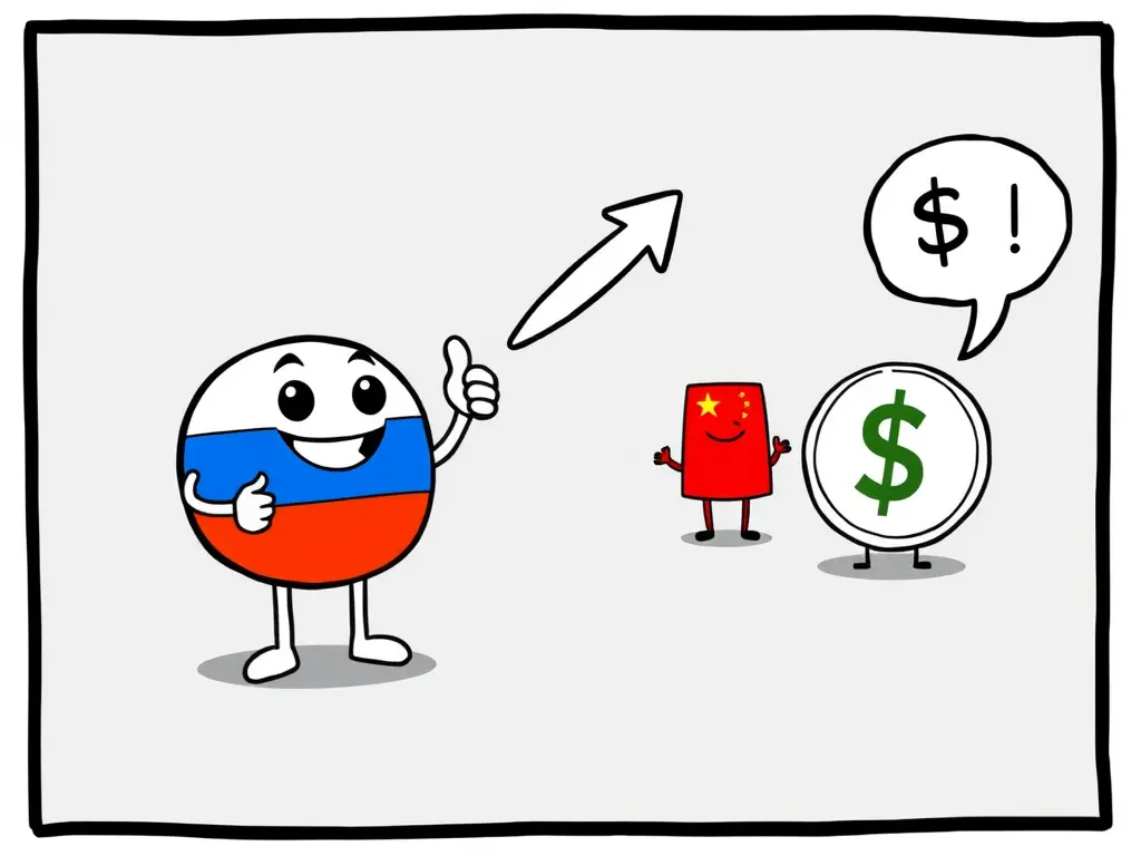 Рубль нашел новый ориентир: как курс доллара теперь считают через юань и что это значит